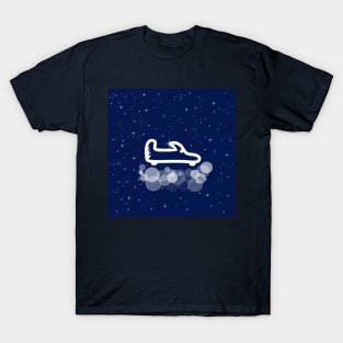 Sports shoes, sneakers, fashion, technology, light, universe, cosmos, galaxy, shine, concept T-Shirt